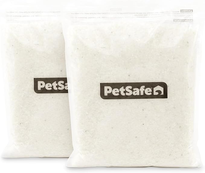 PetSafe ScoopFree Premium Crystal Cat Litter - Outperforms Clay Litter - Refill Packs - Reusable Tray Compatible - Fragrance Free - 4.3 lb Bags - 2 Pack