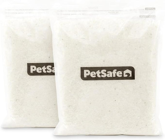 PetSafe ScoopFree Premium Crystal Cat Litter - Outperforms Clay Litter - Refill Packs - Reusable Tray Compatible - Fragrance Free - 4.3 lb Bags - 2 Pack