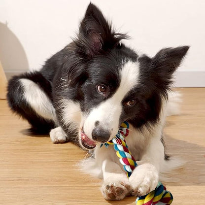Knotted Rope Chew Toy for Dogs - Large Four Knot 28"