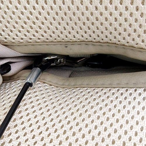 Mogoko Pet Dog Car Seat Belt Restraint, Coated Stainless Steel Chew Proof Dog Vehicle Safety Tether Cable, Double Clip No-Chew Pet Car Leash Lead-40 Inch Black - Image 5