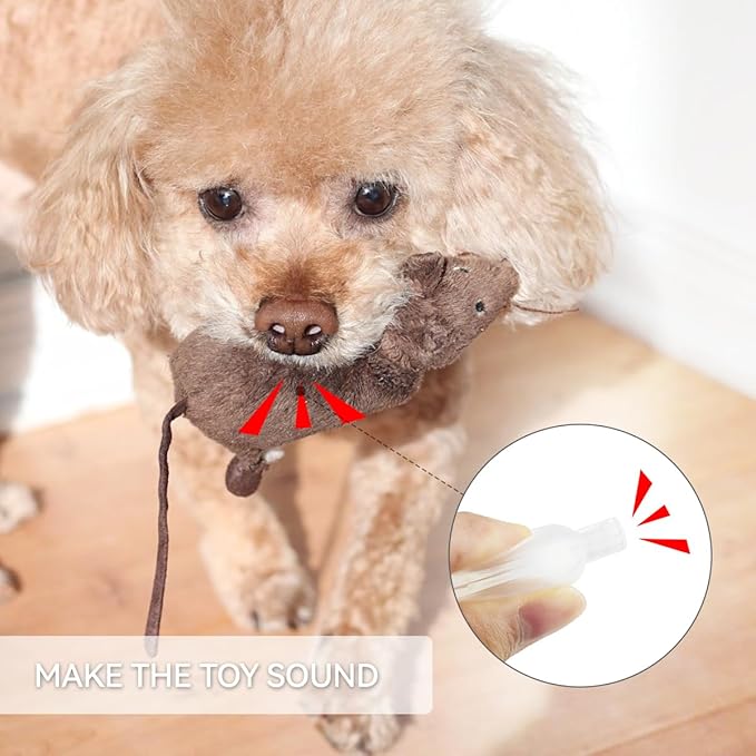 yuntop 50pcs Squeakers for Dog Toys, 30 mm Noise Maker Insert Replacement for Pet Supply Cat Toys