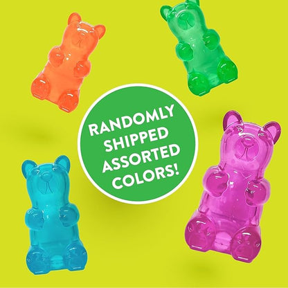 Spunky pup Spunky Bear Interactive Dog Toys with Treats Included - Treat-Holding Puzzle for Boredom & Stimulation - Peanut Butter Flavor - Dishwasher Safe - Assorted Neon Colors- Large