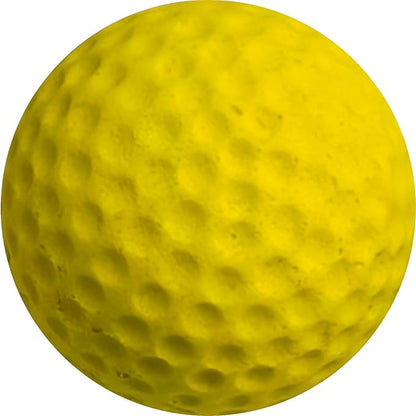 Cat Golf Balls for Indoor Kitten Toys - Interactive Sponge Foam Soccer Balls (Yellow)