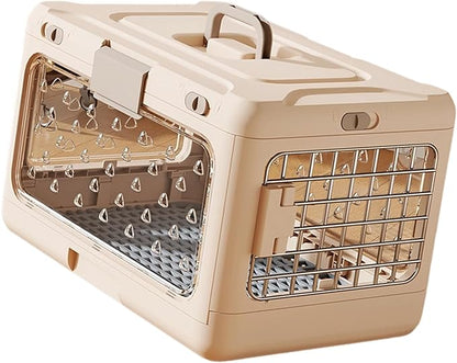 Foldable Pet Carrier with Anti Pee Layer and Spacious Inside for Comfort Compact Pet Carrier