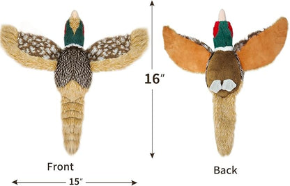 Dog Toys Interactive Pheasant Toy Puzzle and Squeaky, Suitable for Small Medium and Large Dogs Bird Toys, Stuffed Animal Toys for Dog, Plush Toy for Dogs