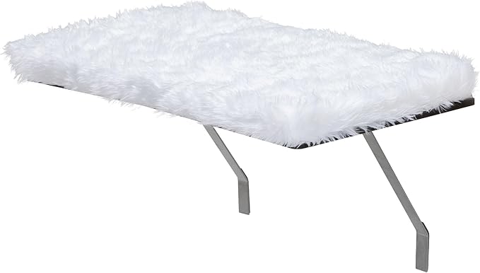 COZIWOW Window Cat Hammock - Indoor Cat Bed for Window Sill, White