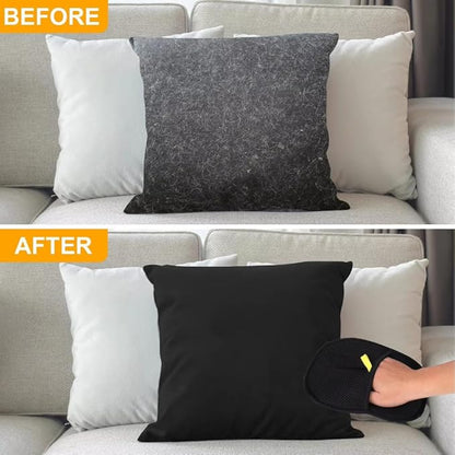 Pet Hair Remover Gloves for Dogs & Cats | Reusable Electrostatic Grooming Glove for Removing Pet Hair | Comfortable, Double-Sided, and Durable for Furniture, Clothes, Carpets & Cars