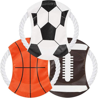 Dog Toys Flying Disc Rope Toy Chew Toys 2 Pack for Dogs Flying Discs Training Cotton Rope-Dog Toy Pack Set DT1-2P Rambon Ball