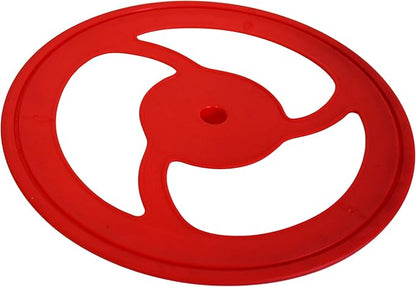 Dependable Industries inc. Essentials 2-Pack 10 Inch Aerodynamic Flying Discs – Lightweight Plastic Throwing Disc for Outdoor Play and Dog Fetch, Assorted Colors