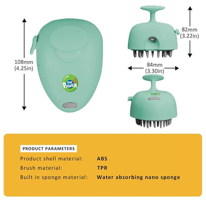 Cat Steam Brush for Shedding, 4 in 1 Rechargeable Steam Brush for Cats and Dogs, Anti-Static, Massage, Cleaning, Shedding & Combing All in One!