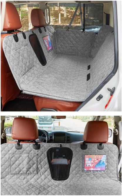 Dog Car Back Seat Cover for Lincoln Corsair 2022 2023 2024 2025 Pet Car Mat Waterproof Scratch-Resistant Pet Hammock Pet Protector Mat Interior Accessories,Black-a