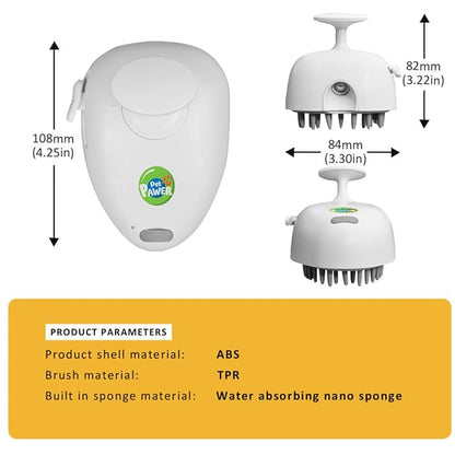Cat Steam Brush for Shedding, 4 in 1 Rechargeable Steam Brush for Cats and Dogs, Anti-Static, Massage, Cleaning, Shedding & Combing All in One!