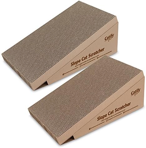 Best Pet Supplies Catify Cat Scratcher Pads - Slope, 2-Pack by BestPetSuppliesLLC