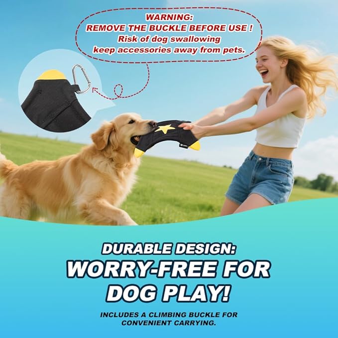 TSPRO Tactical Star-Shaped Dog Flying Disc, Anti-Rip Nylon Toy for Aggressive Chewers & Medium-Large Dogs, Water Floating Lightweight for Beach/Camping/Park/Backyard Training (9", Khaki)