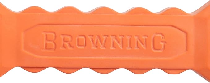Browning Pet Training Tools, Durable Dog Toys for Tug and Fetch, Bone Squaker (Orange), One Size
