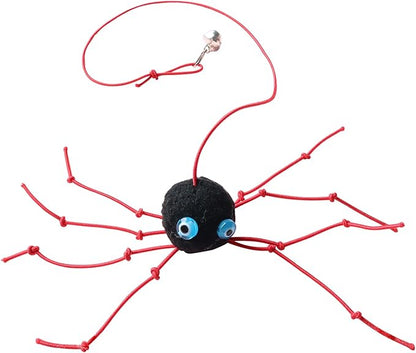 Cat Wand Spider Refills, Teaser Wand Cat Toy Replacement, Spider Replacement Refills, Cat Spider Toys, Interactive Cat Toy Attachment for Indoor Cats and Kitten, (Red)