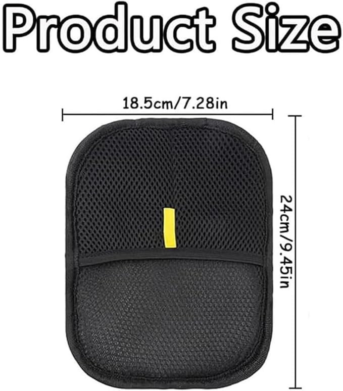 Pet Hair Remover Electrostatic Gloves, Pet Hair Remover Glove Washable, Reusable Cat Dog Grooming Mitt for Couch, Furniture, Carpet, Car Seat (Yellow*2)