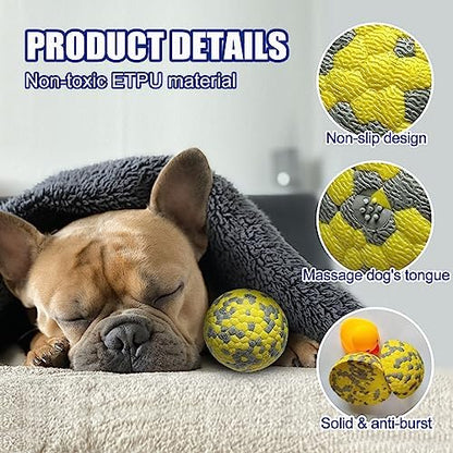 Mankoda Dog Balls, 2.5" Indestructible Tennis Balls for Aggressive Chewers - Image 3