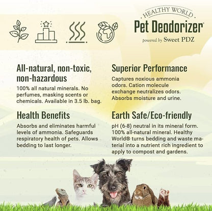 Healthy World Pet Deodorizer 3.5 lbs.