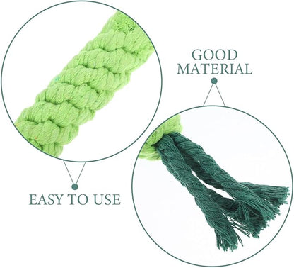 balacoo Carrot Dog Rope Toy 9.45In Interactive Pet Chew Toy for Teeth Cleaning Tug of War and Stress Relief Durable Cotton Rope Plaything