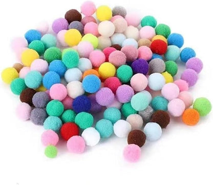 50pcs Cat Toy Ball Launcher Set Fun Colorful Plush Self Play Toys Pom Balls Shooting Interactive for Indoor Cats Enrichment Kittens Puff Ball Playing (Launcher with 50 Balls)