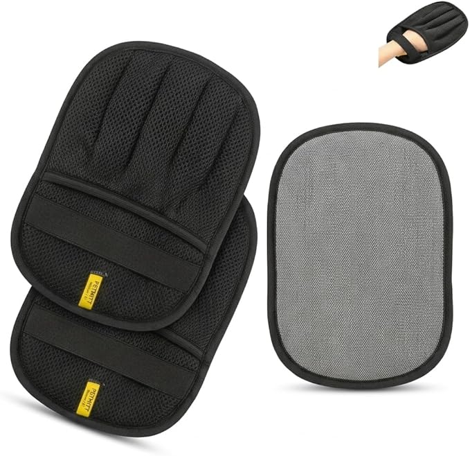 Pet Hair Remover Mitt, 2-Pack Reusable Fabric Lint Remover for Couch, Sofa, Bedding, Clothes and Car Seats, Handheld Hair Removal Glove for Pet Fur Cleanup