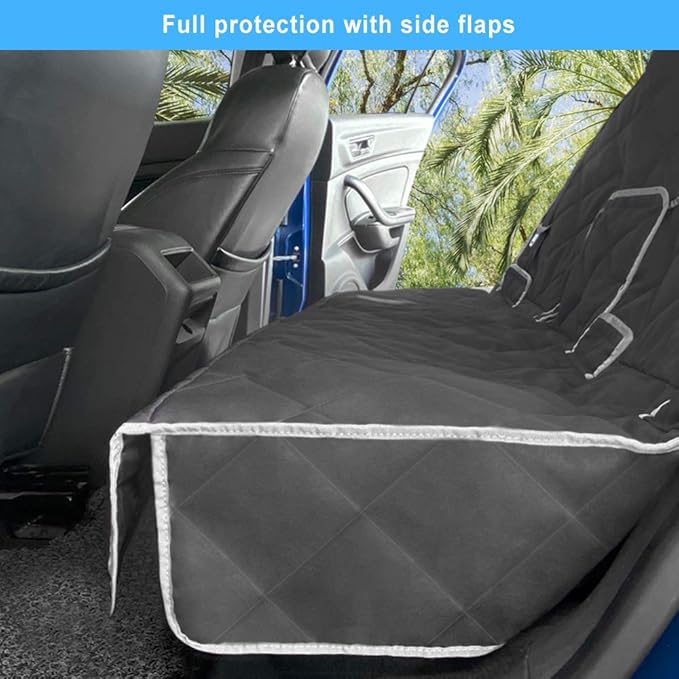 RBSC Home Dog Car Back Seat Cover Waterproof Heavy Duty and Nonslip Car Backseat Cover for Cars, Trucks, Jeeps and SUVs for Dogs