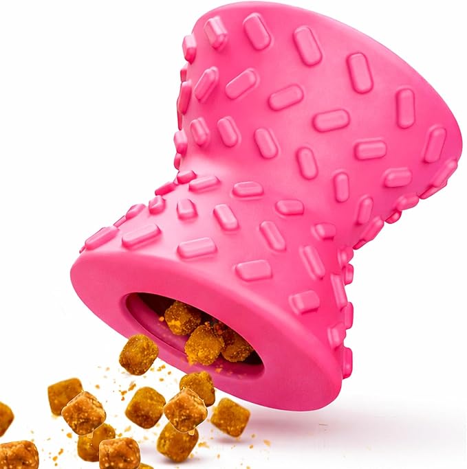Dog Puzzle Toy – Treat-Dispensing Dog Toy to Keep Dogs Busy, Interactive Dog Toy for Mental Stimulation & Boredom Relief,Slow Feeder Dog Toy for Small & Medium Dogs