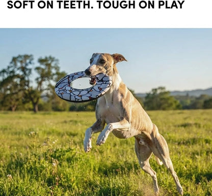 OllyDog Super Flyer | Durable Dog Frisbee | Soft & Lightweight Flying Disc | Gentle on Teeth & Gums | Water-Resistant Outdoor Toy (Magnolia) - Image 3