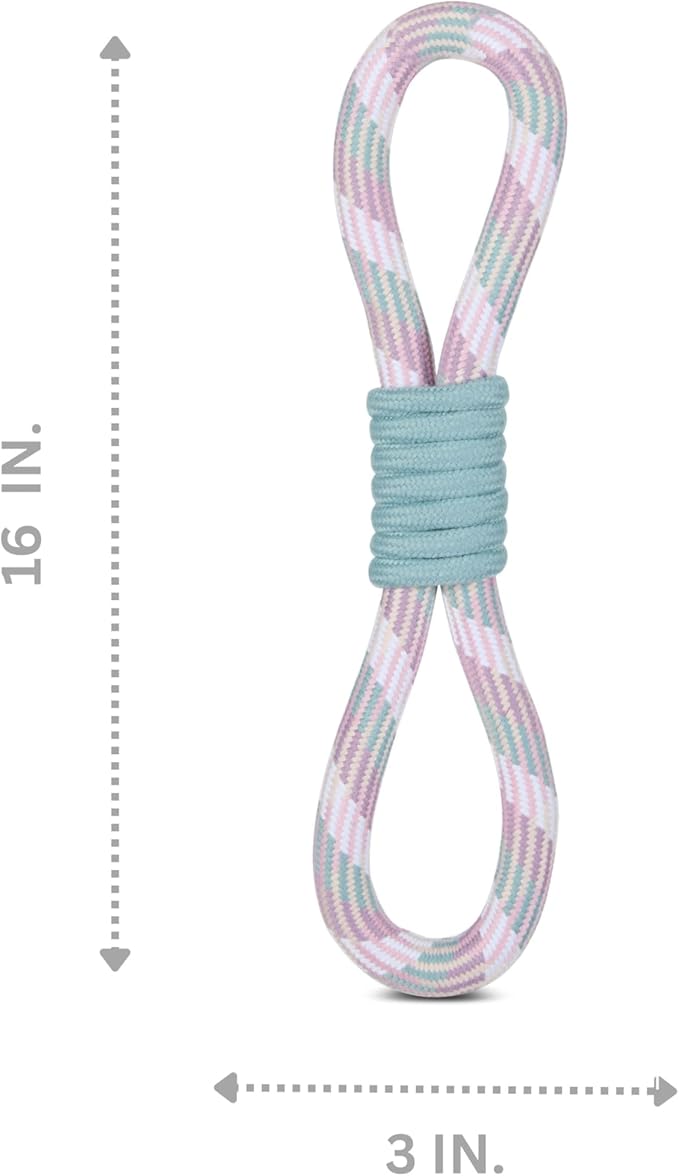 Bow Wow Woven Rope Dog Toys – Durable Chew & Tug Toys for Medium & Large Dogs – Gentle on Teeth – Assorted Shapes & Weaves – Dental Flossing Action – Heavy Duty Interactive Play