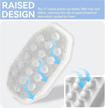 32 Pack Cat Water Fountain Filters for Rellaty and Neareal 3.2L/108oz Automatic Stainless Steel Cat Water Fountain, 16 Activated Carbon Filter + 16 Pre-Filter Sponges