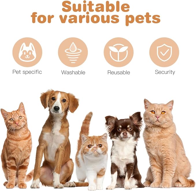 Balacoo 3 Pcs Large Plastic Dog Bowl, Candy Color Reusable Pet Food and Water Bowl, Stackable Dog Food Dishes for Puppy Cat Rabbit - Smooth Edges, Random Color