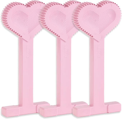 Bullibone Nylon Dog Chew Toy for Aggressive Chewers - Dental Hygiene Bone with Peppermint Flavor, Durable Tough Chew Toys for Large Dogs, Indestructible Dog Bone - 3 Pack