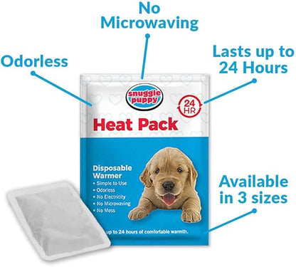 Snuggle Puppy Heartbeat Dog Toy for Puppies, Real-Feel Heartbeat, Calming Sleep Aid and Crate Training Comfort Toy with Heat Pack, Cream Plush Design