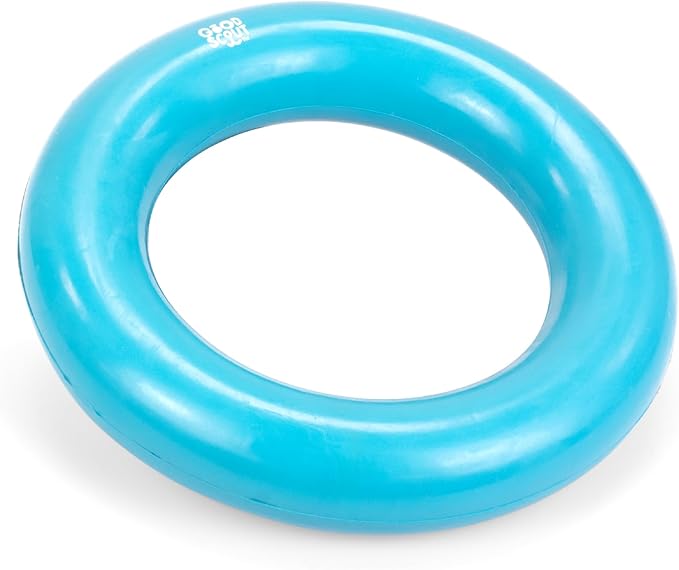 Good Scout Rubber Ring for Tugging & Chewing, Best Fetch Toy for Aggressive Chewers, No Stuffing Toy for Medium & Large Dogs