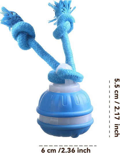 Interactive Dog Toys,Dog Ball,Automatic Rolling Moving for Interactive Dog Toys,Upgraded 360° Smart Automatic Rolling,Toy Wicked Ball for Boredom & Training for Puppy Small Dogs (Blue)