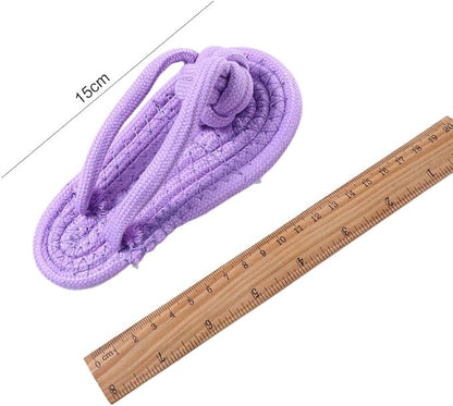 Vctitil Pet Slippers Toys Cotton Pet Grinding Rope Cotton Rope for Cleaning Teeth Cat and Dog Accessories