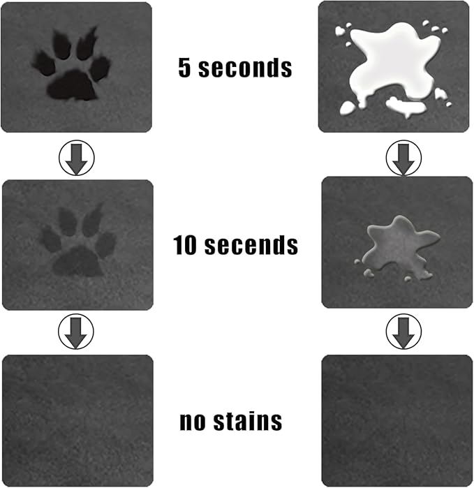 Large Boho Dog Food Mats for Floors, Absorbent Dog Bowl Mat for Food and Water Dispenser Mat, Quick Dry Cat Food Mat Pet Supplies (Dark Vintage, 36 * 24)