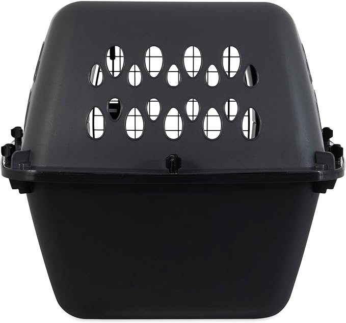 Petmate Pet Porter Dog Kennel 24", Dark Gray & Black, for Pets 15-20lbs