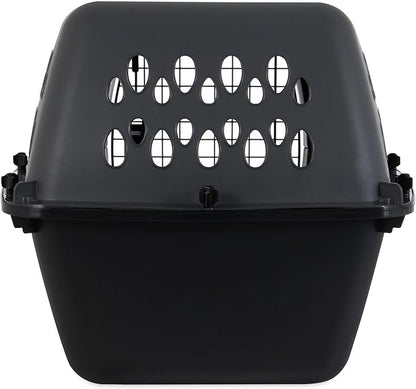 Petmate Pet Porter Dog Kennel 24", Dark Gray & Black, for Pets 15-20lbs