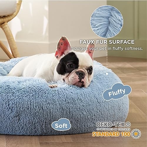 Bedsure Calming Small Dog Bed Donut Washable Cat＆Puppy Bed,23 inches - Image 2