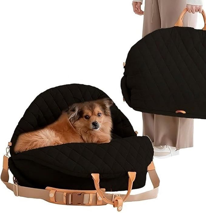 Convertible Pet Carrier for Dog with Antislip Base and Rings Travel Bed Storage Bag Durability Antislip Base Carriers