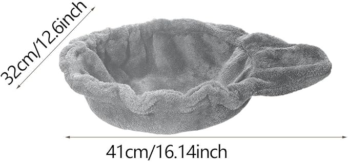 Hammock for, Cozy Nesting Accessory for Indoor Felines, Gray