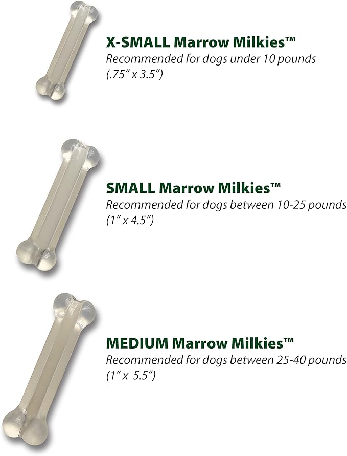 Sporn Marrow Milkies SM, White, Small