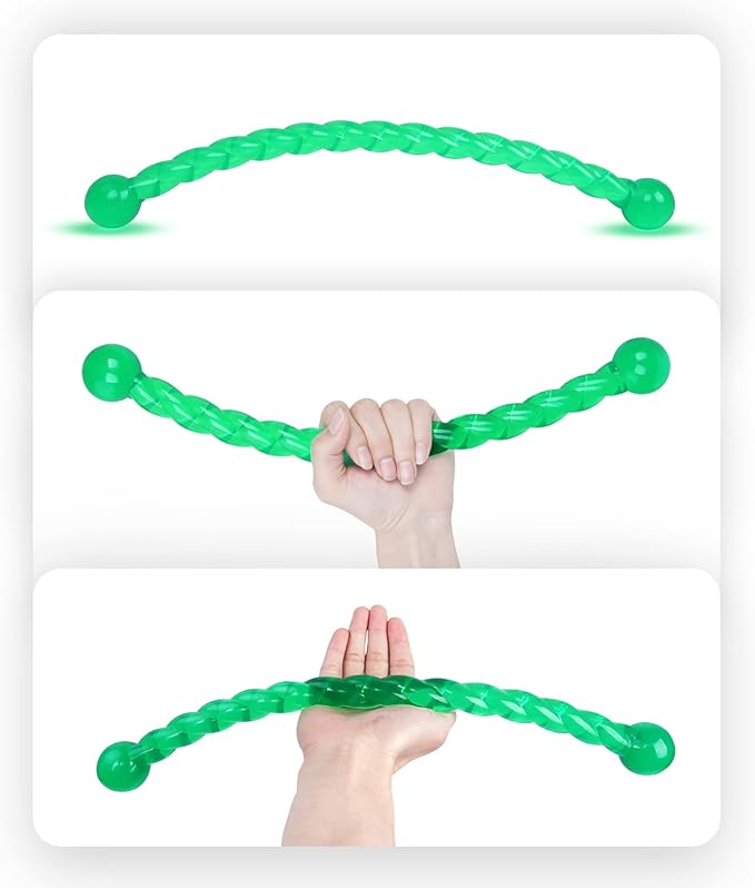 Ycozy Dog Chew Toys 19'' Long for Medium/Large Dogs Aggressive Chewers, Rubber Dog Rope Toys Knot Teething Toys Almost Indestructible
