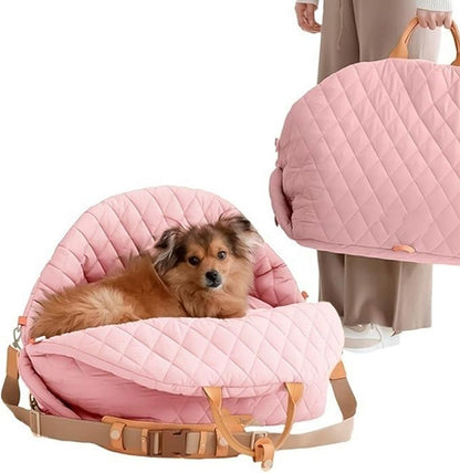 Convertible Pet Carrier for Dog with Antislip Base and Rings Travel Bed Storage Bag Durability Antislip Base Carriers
