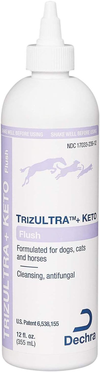 DechraTopical TrizULTRA + Keto Flush for Dogs, Cats & Horses (12oz), Basic pack