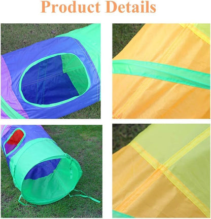 Cat Tunnel Toy with Hanging Ball, Cat Tunnel，Cat Tunnels for Indoor Cats - Image 4