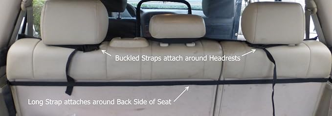 Formosa Covers Deluxe Dog Car Seat Hammock Quilted Cover with Non-Slip Backing Best for Cars Trucks and SUVs Make Travel with Your Pet Always an Option - 56" W x 60" L, Grey