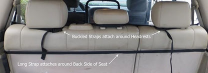 Formosa Covers Deluxe Dog Car Seat Hammock Quilted Cover with Non-Slip Backing Best for Cars Trucks and SUVs Make Travel with Your Pet Always an Option - 56" W x 60" L, Grey
